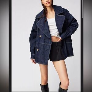 free people Denim Coat